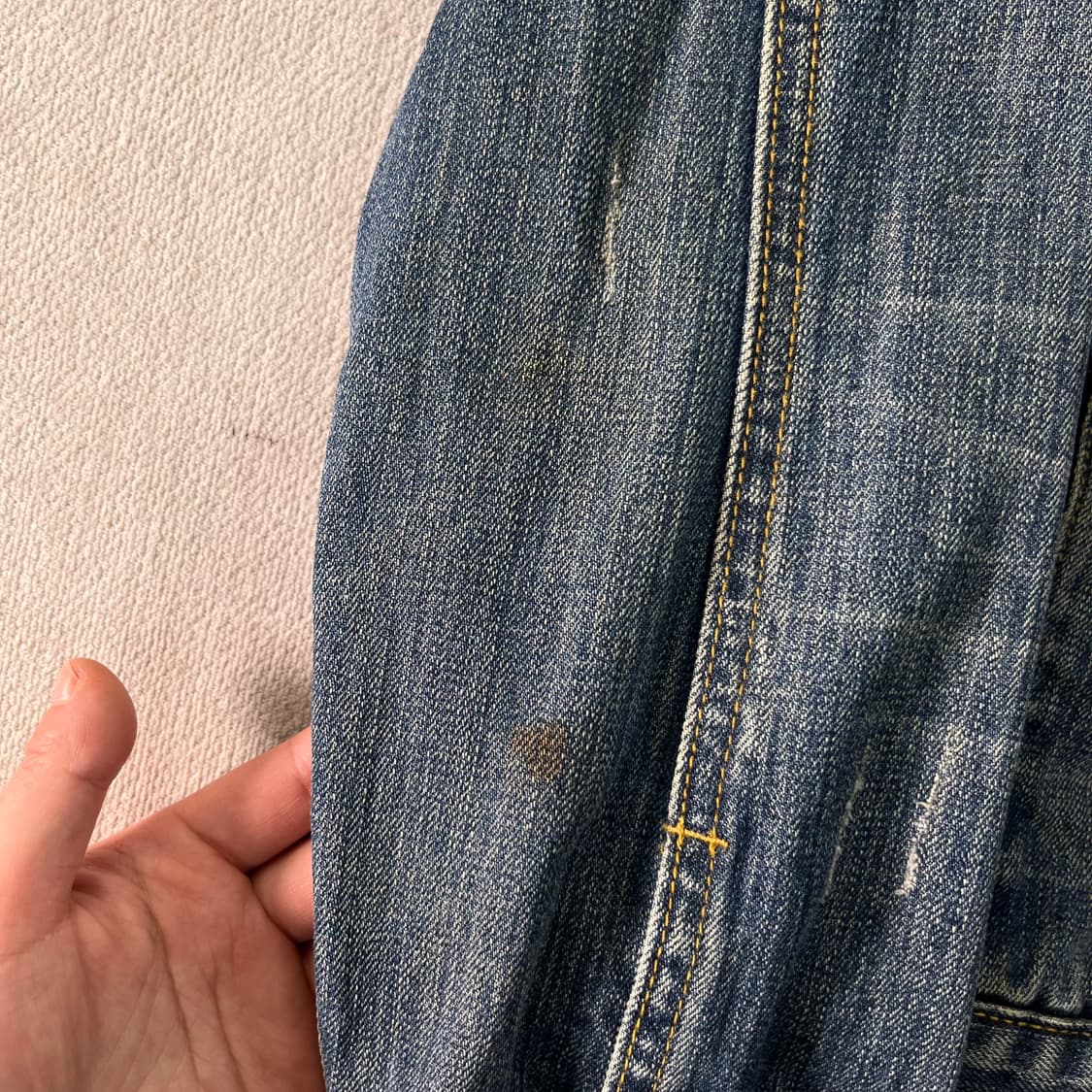 W 95 리바이스 USA 501 데님 트러커 자켓 상품이미지5