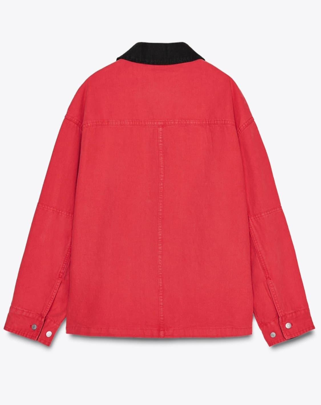 새상품) 자라 배색칼라 워크재킷 상품이미지5