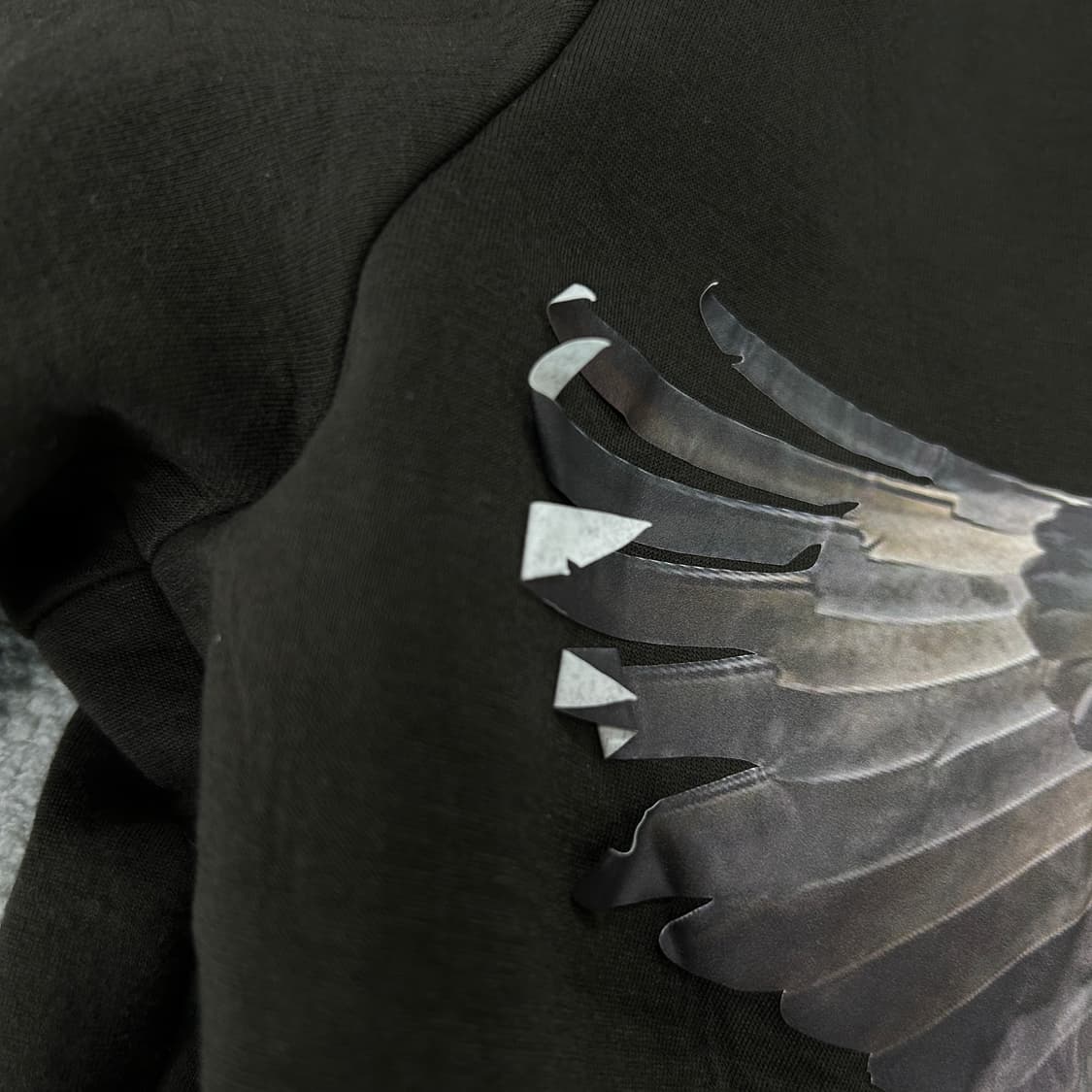 닐바렛 독수리 프린팅 맨투맨 티셔츠 m 상품이미지5