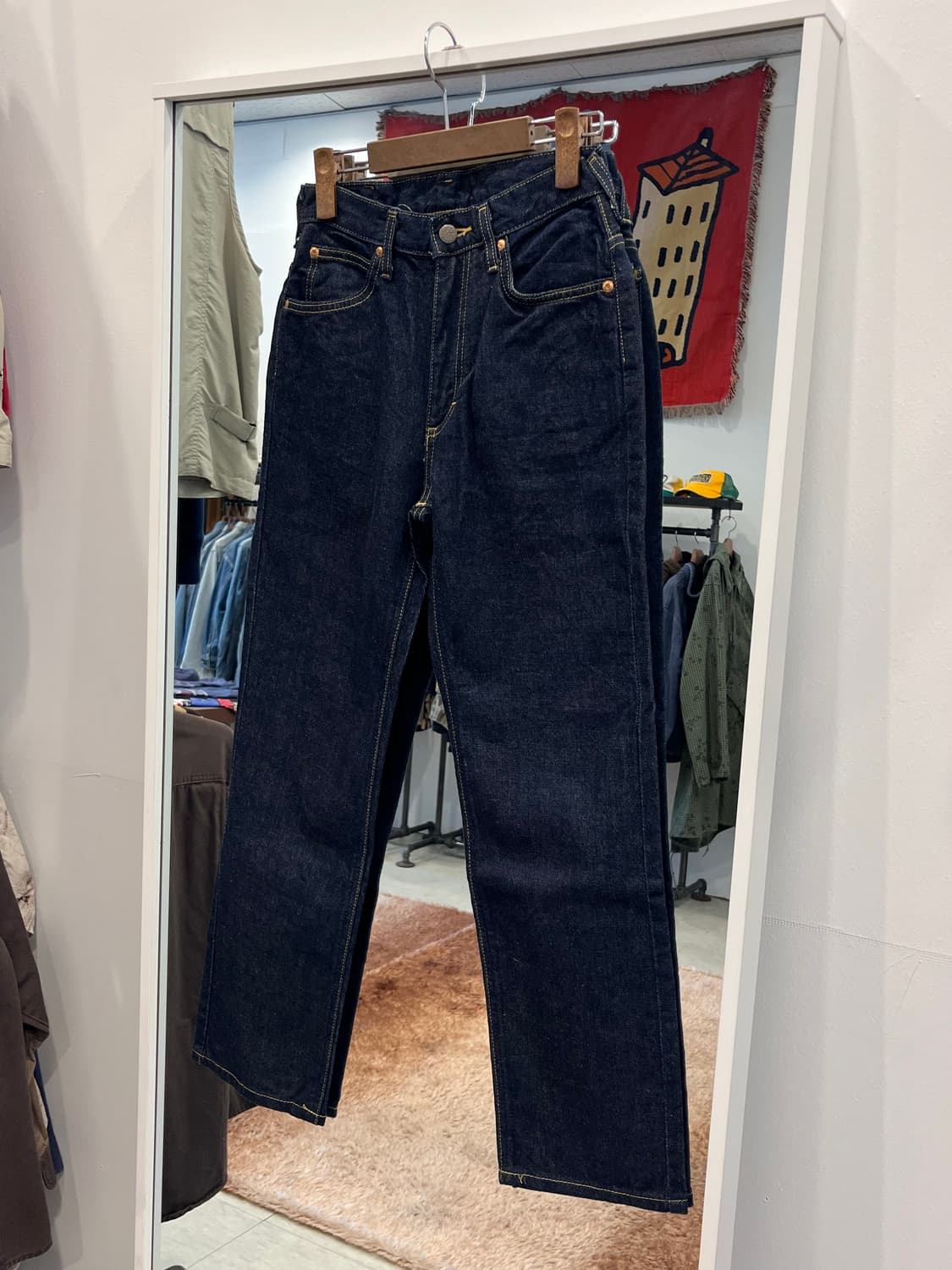 Lee 리 인디고 데님 팬츠 (made in Japan) (26inch) 상품이미지1