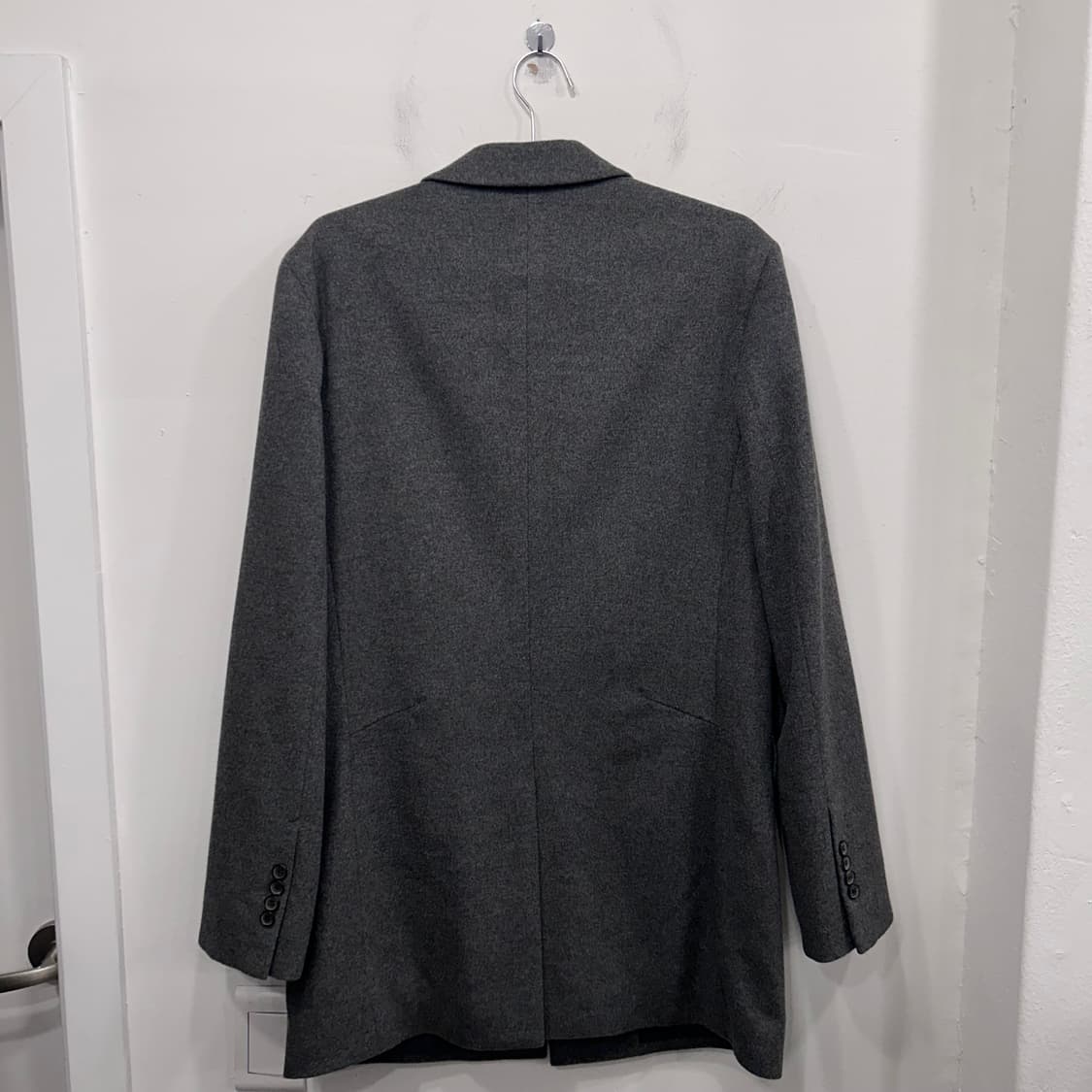 지오송지오 울케시미어블랜드 투버튼 하프코트 상품이미지5