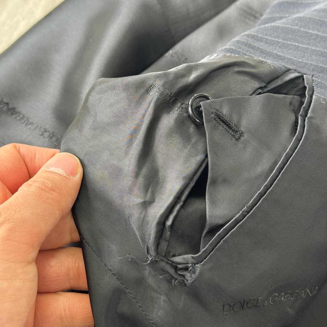 돌체앤가바나 이태리 스트라이프 수트 셋업 50 상품이미지6