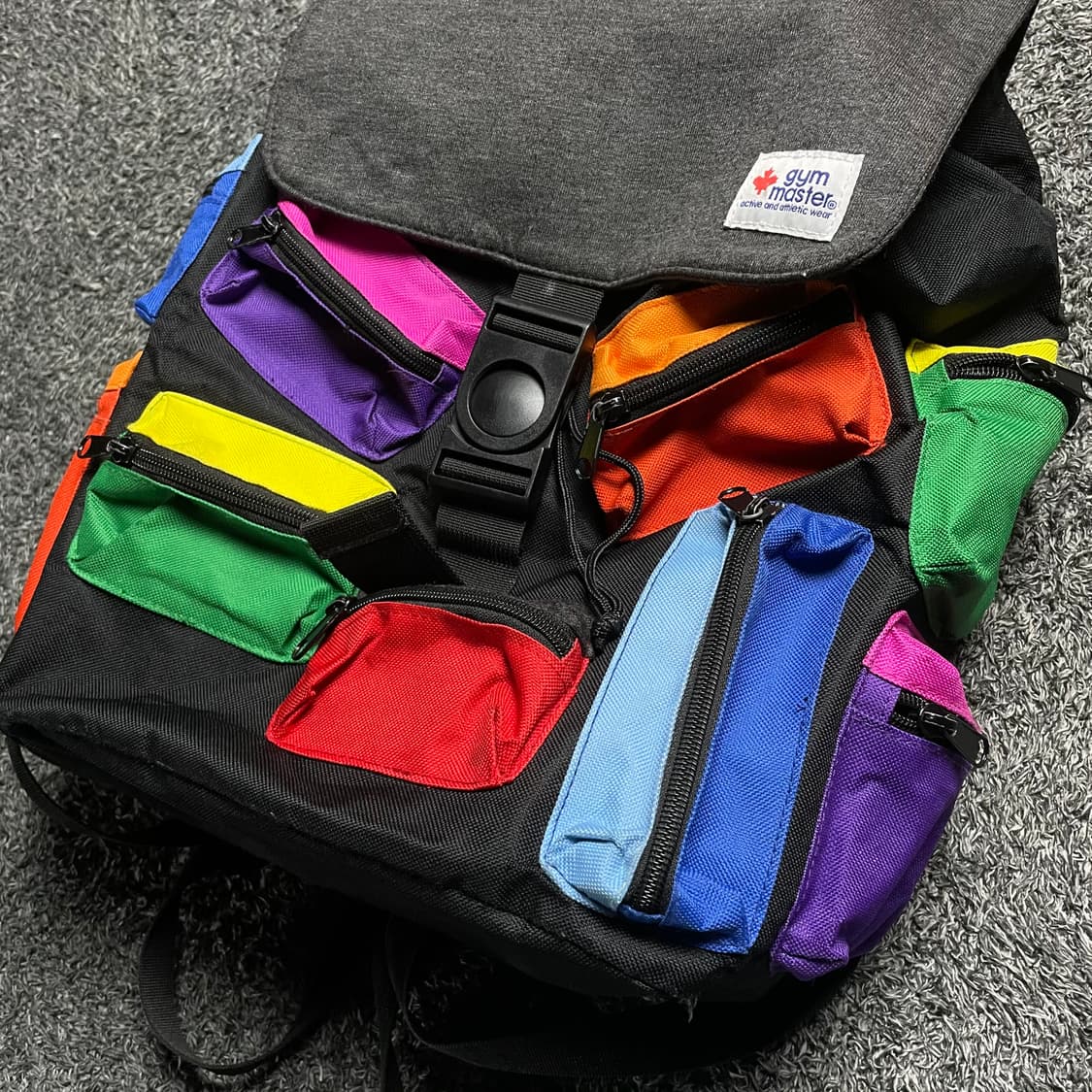 GYM MASTER 멀티 컬러 9포켓 백팩 상품이미지2