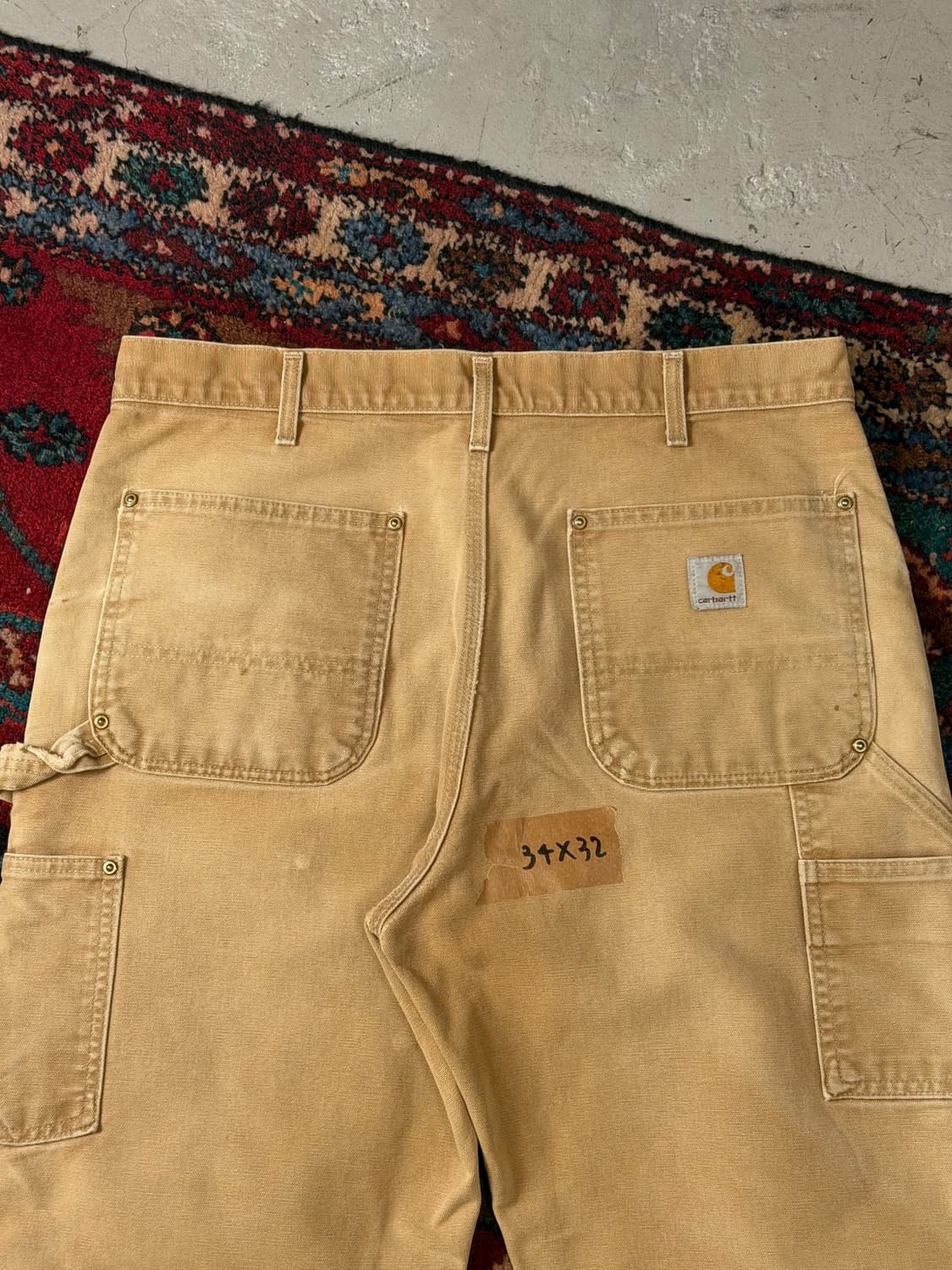 OG USA Made 칼하트 더블니 브라운 칼하트 B01 BRN 썩블니 상품이미지6