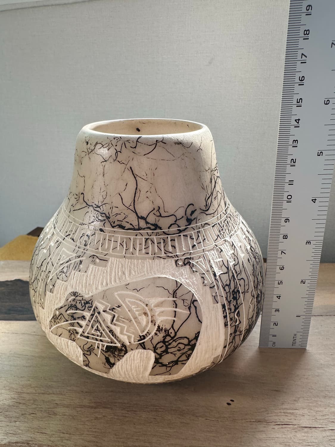 J Tso Navajo Horsehair Pottery Vase 상품이미지8