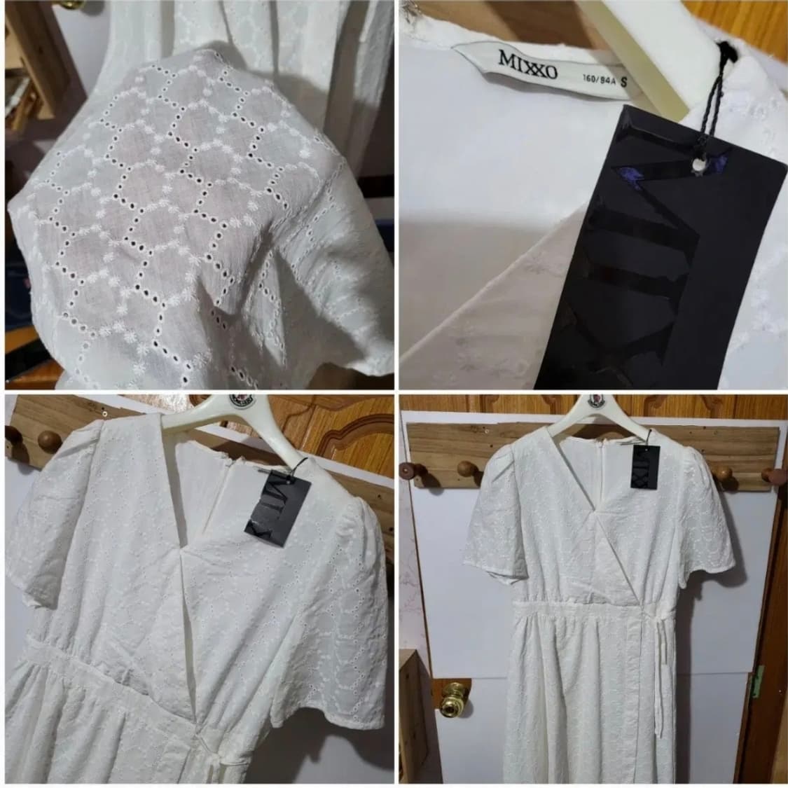 489 ) 미쏘 코튼 랩 롱원피스 s 새상품 상품이미지4