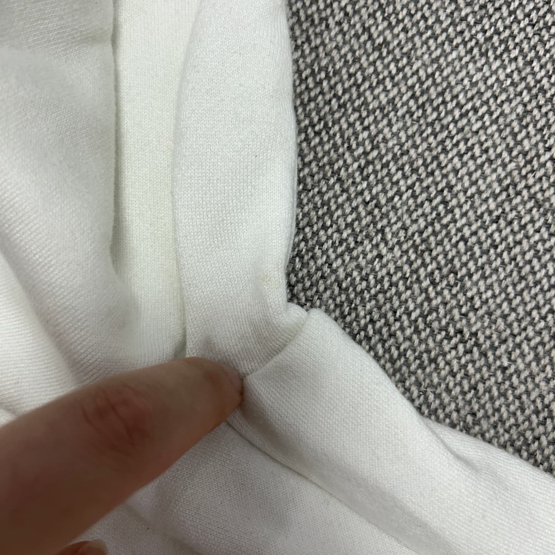 폴로 우먼스 화이트 아이보리 빅포니 스웻셔츠(M) 상품이미지8