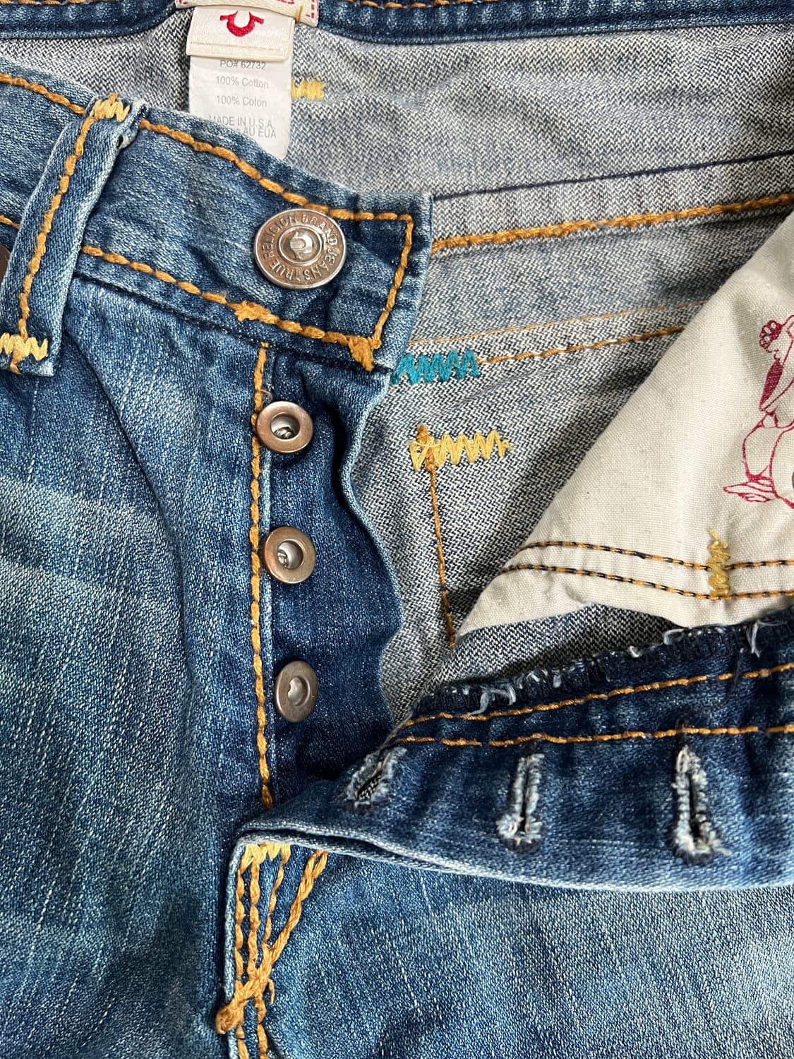 [MADE IN USA] 트루릴리전 나단 자이언트 빅 T 부츠컷 데님 ( 상품이미지5