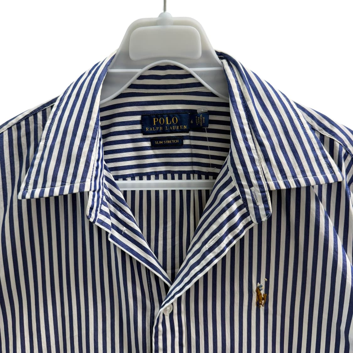 [6] 폴로 블루 스트라이프 셔츠 상품이미지5