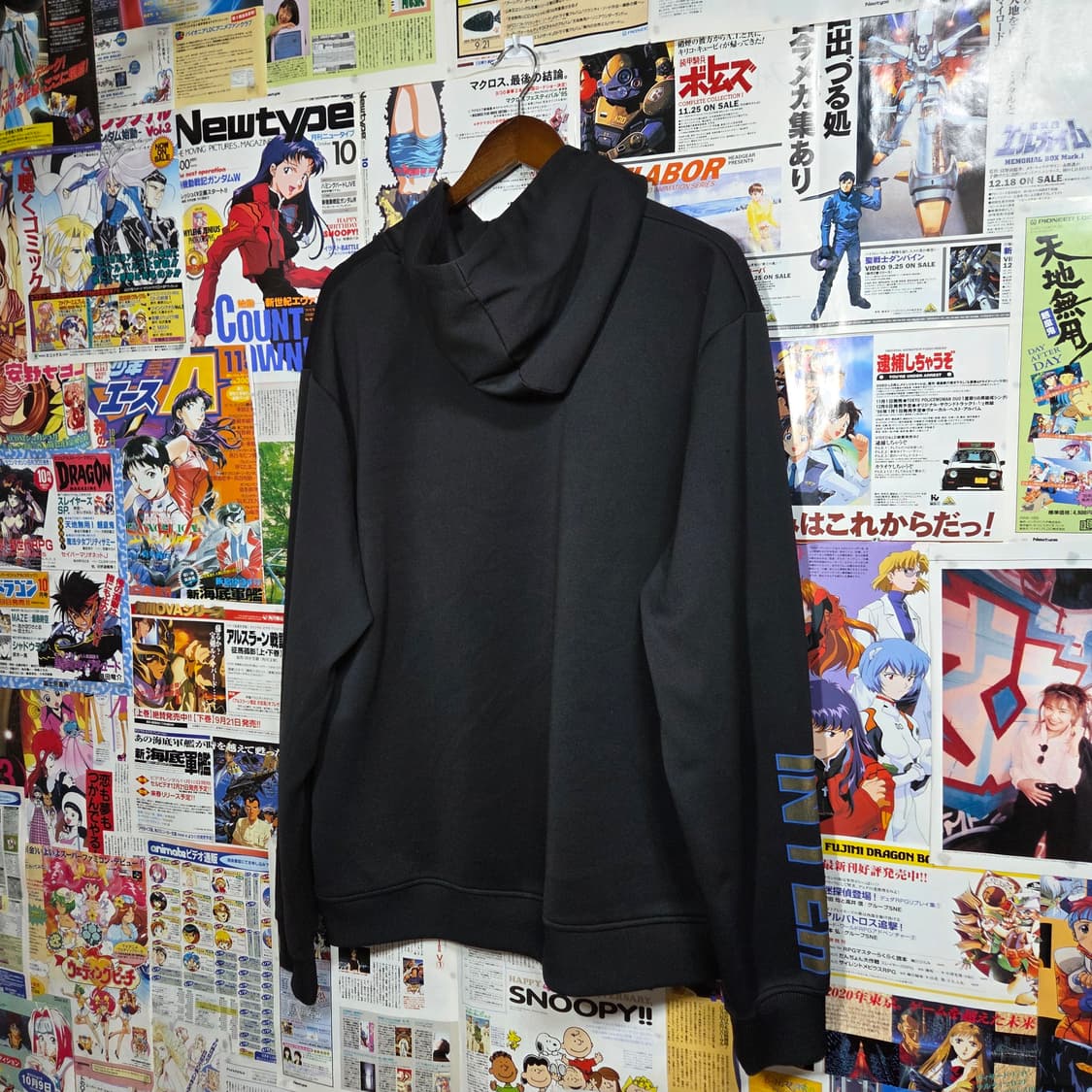 나이키 00s 인터밀란 로고 블랙 폴리 후드티 상품이미지5