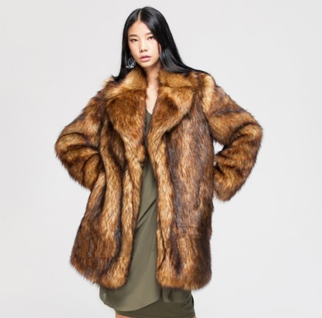 자라 밍크퍼 코트 L 정품 상품이미지1