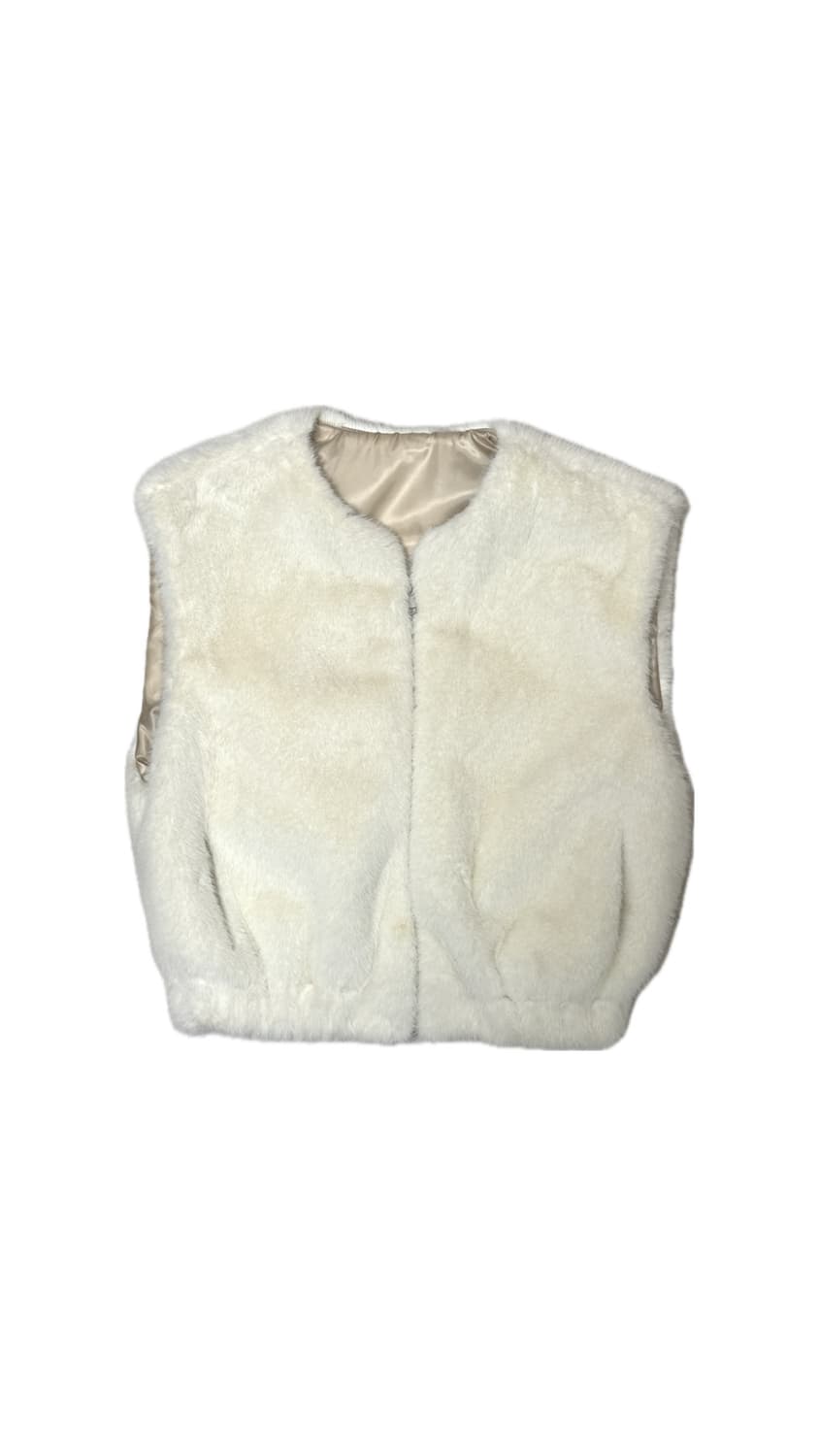 페이크 퍼 베스트 상품이미지1