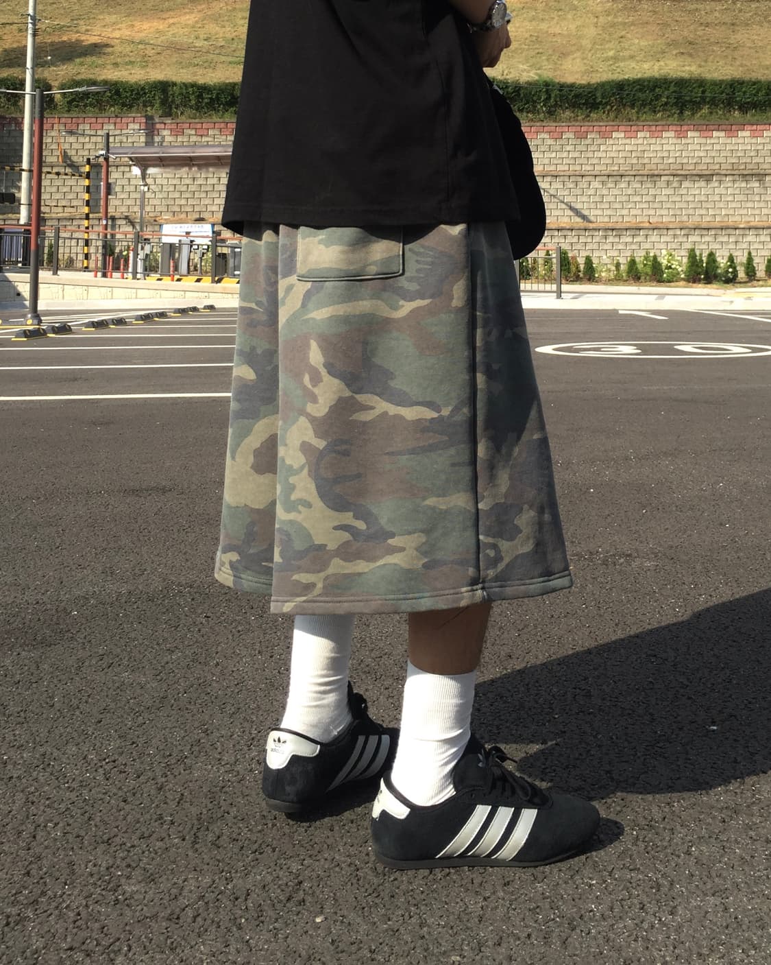 (새상품) 카모 밀리터리 버뮤다 팬츠 상품이미지1