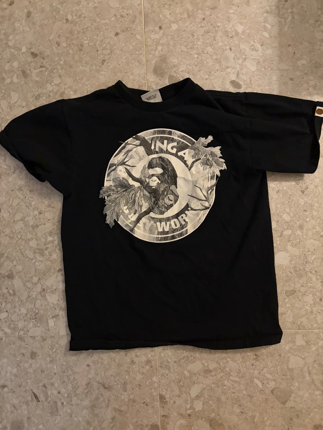 베이프 트리 엣지 카모 비지 웍스 티셔츠 블랙 상품이미지2