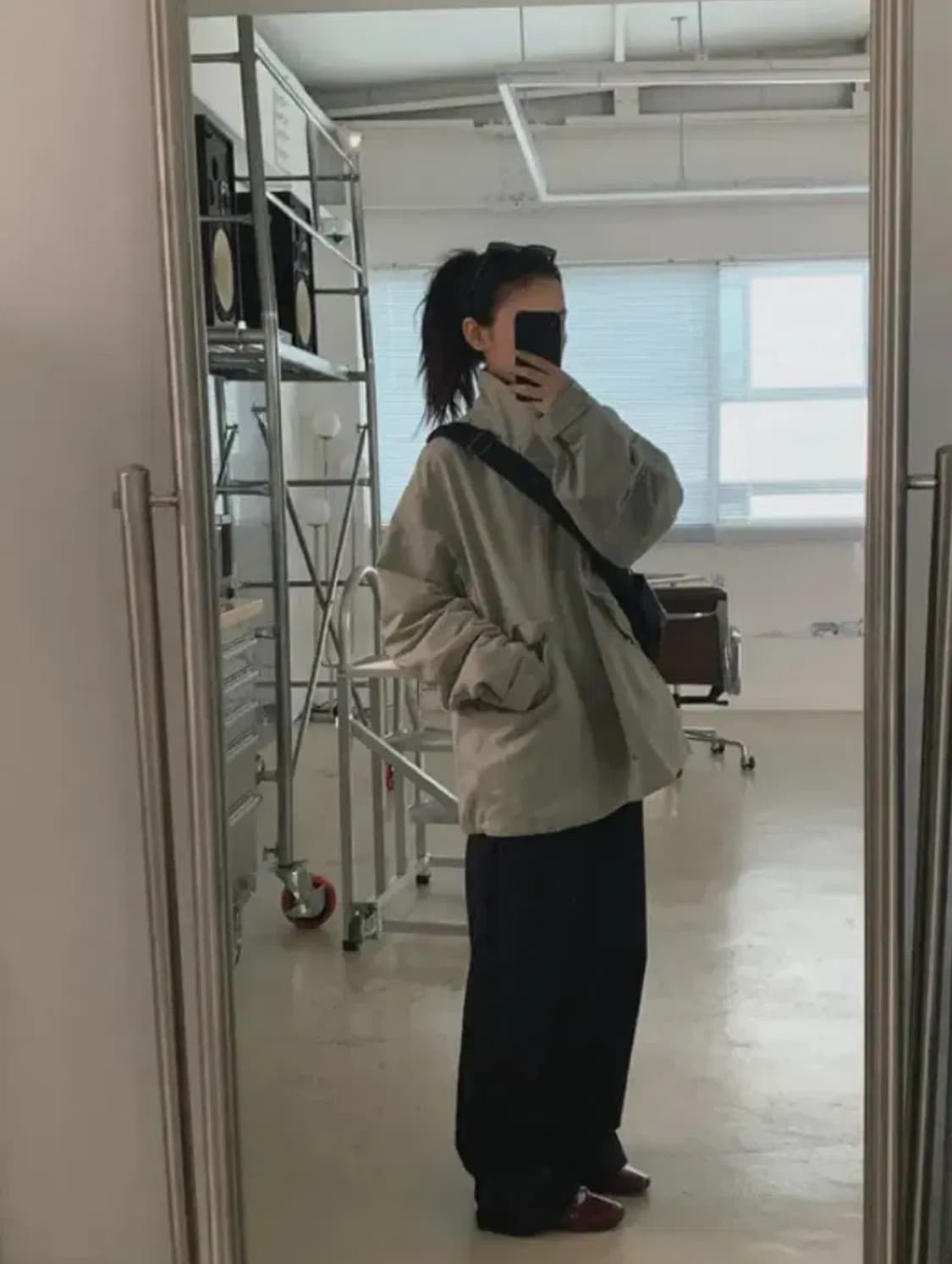 블렘토 포켓 하프 필드자켓 야상 라이트그레이 상품이미지1