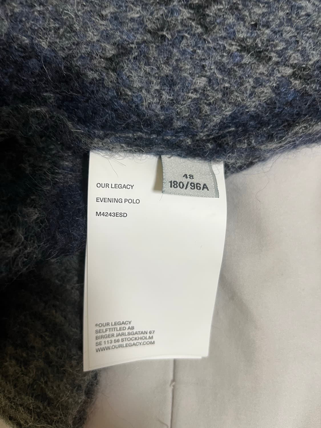 아워레가시 이브닝폴로 소프트듀크아가일 48사이즈 상품이미지3