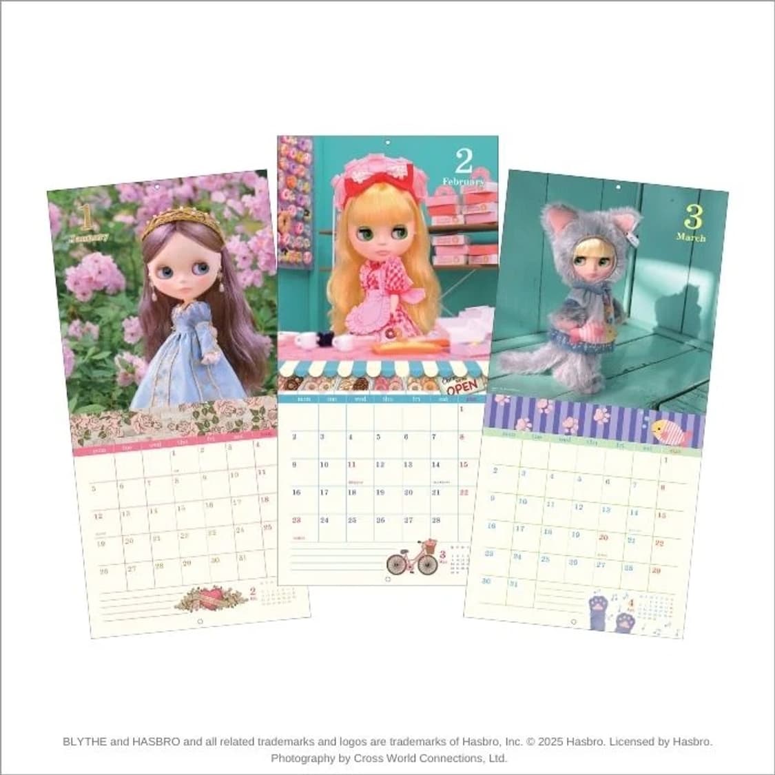 블라이스 브라이스 blythe 2026년 벽걸이 달력 상품이미지3