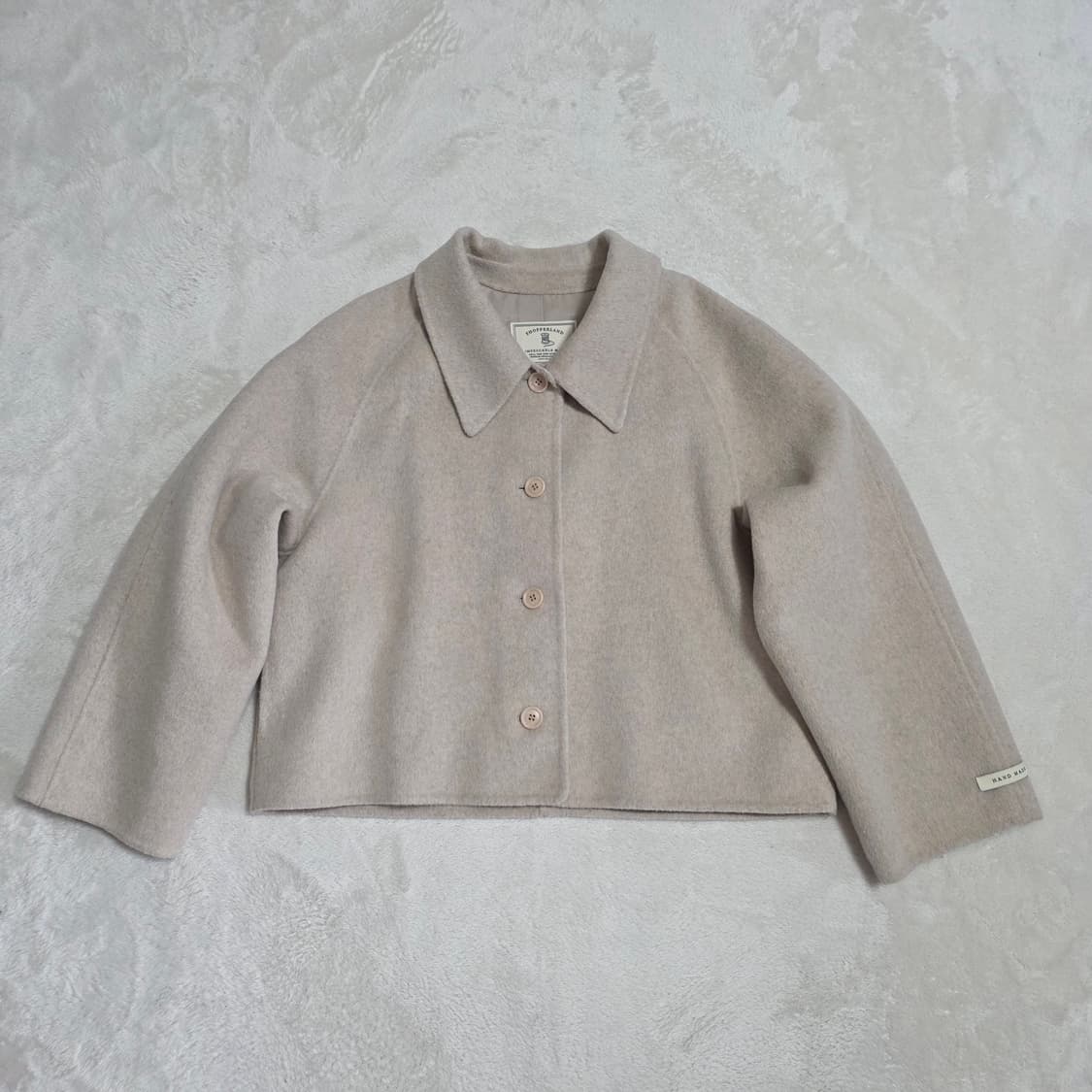 (F)여성 쇼퍼랜드 핸드메이드 울 자켓 상품이미지1