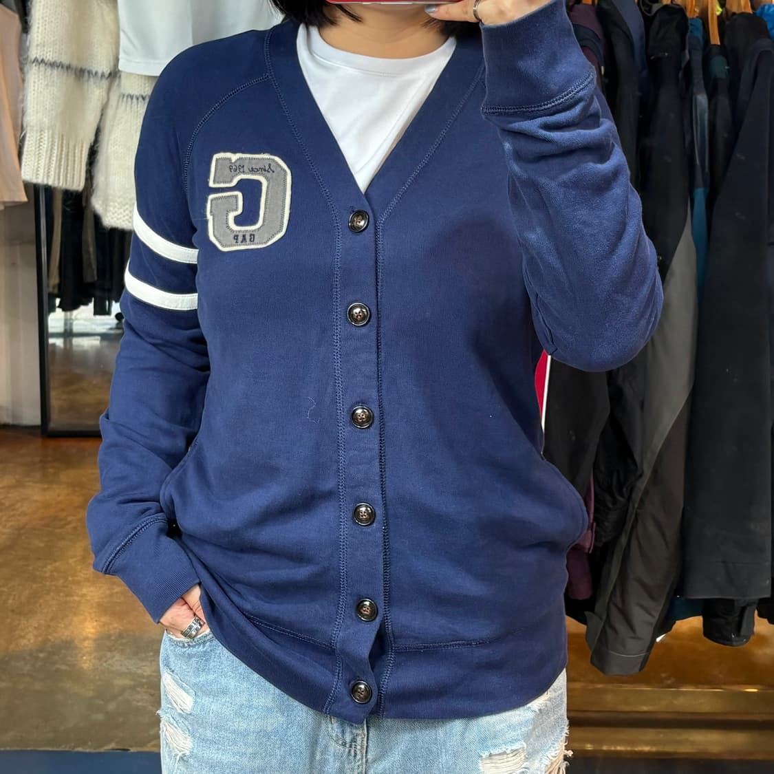 GAP 네이비 가디건 상품이미지1