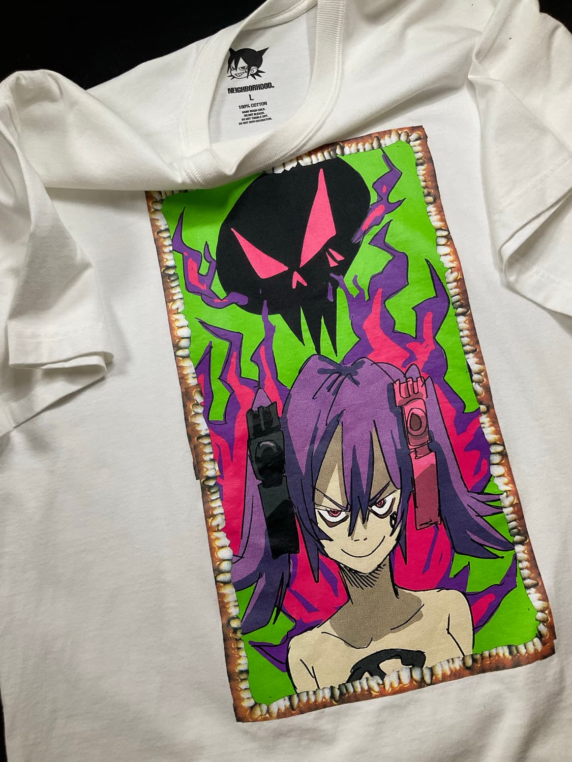 네이버후드 준 이나가와 반팔 티셔츠 라지 상품이미지1