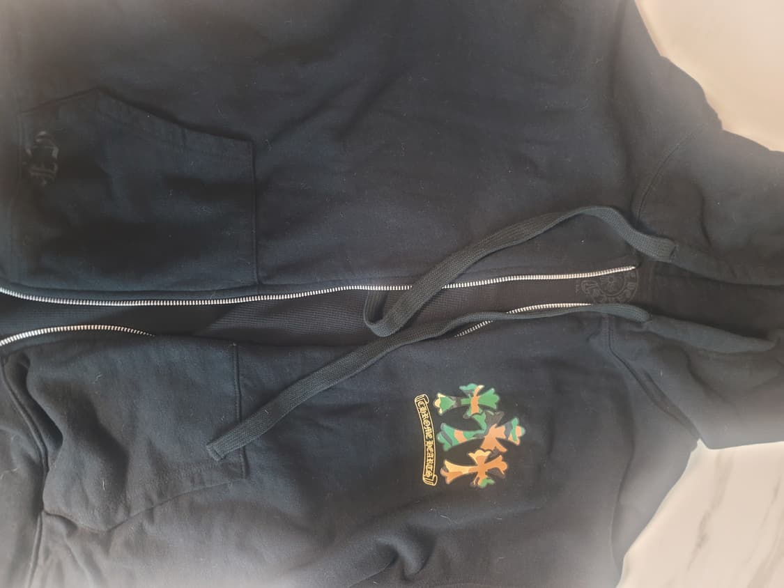 크롬하츠 카모 헤비웨이스트 후드집업 L 교신 상품이미지2