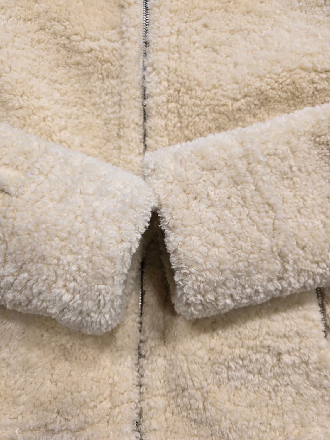 거의새거)  이너프 inouf 뽀글이 자켓 아이보리 프리사이즈 상품이미지6