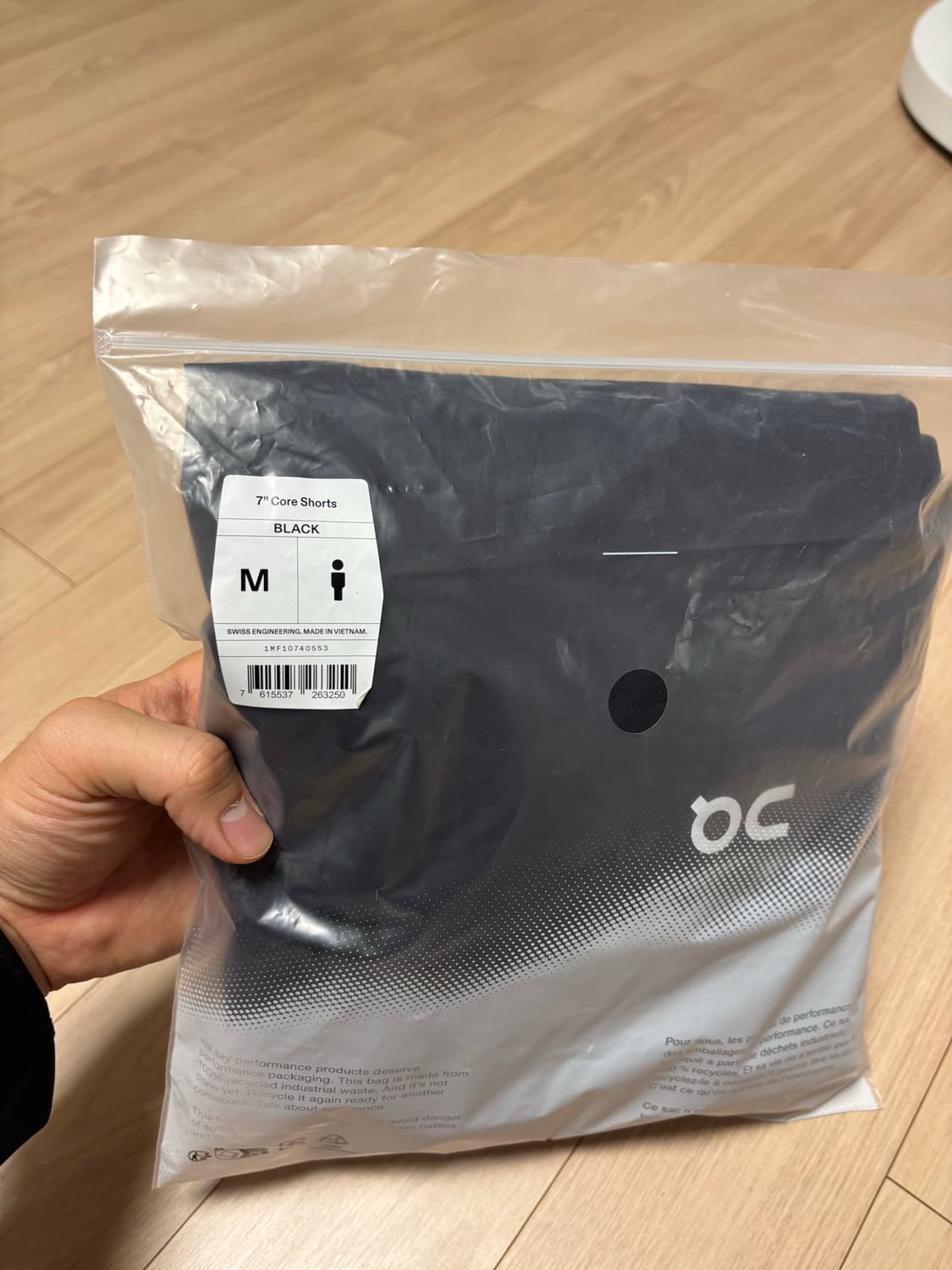 온러닝 코어 쇼츠 7인치 블랙 M 상품이미지9