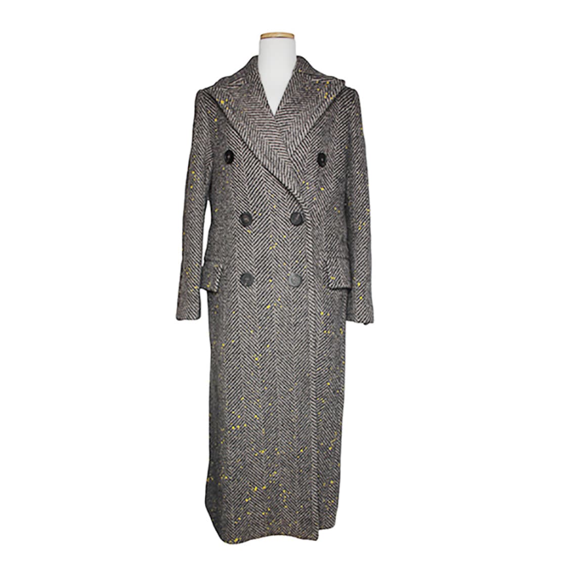 골든구스 그레이 순모 헤링본 롱코트 55 상품이미지1