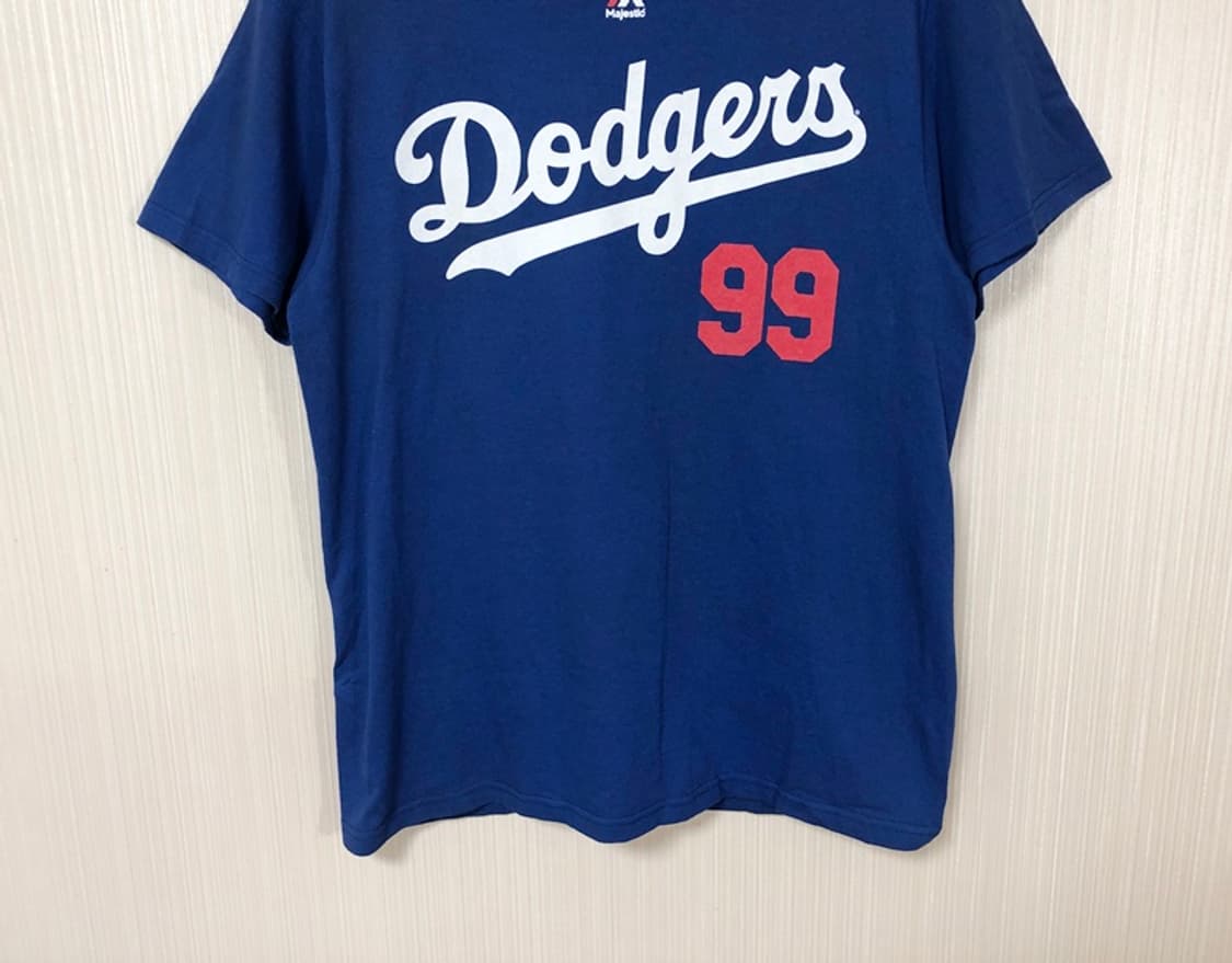 MLB 마제스틱 LA다져스 플레이어티셔츠 M #99 류현진 상품이미지4