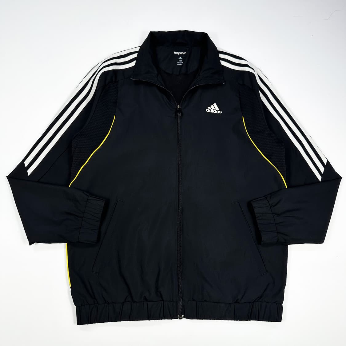 아디다스 오리지널 삼선 블랙 바람막이 자켓 (L) 상품이미지2
