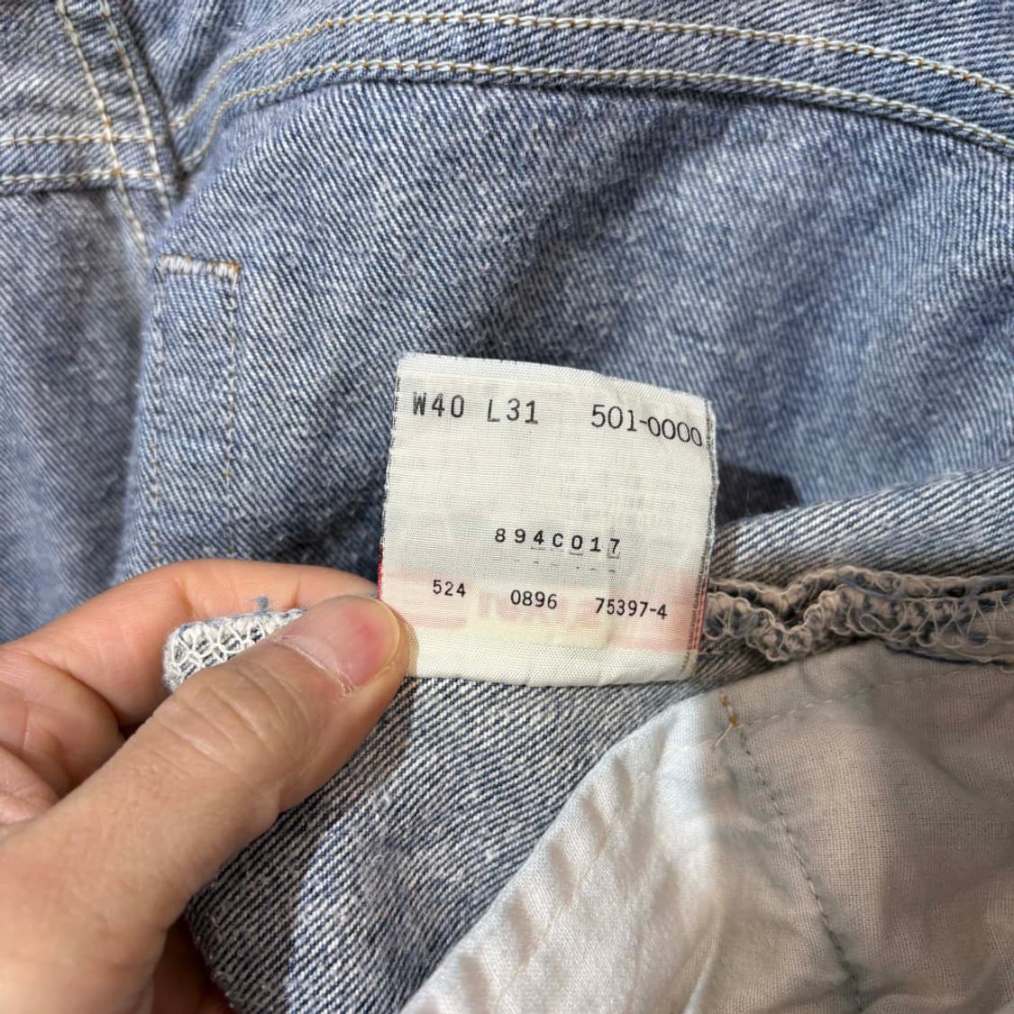 90s levi’s made in usa 501xx 리바이스lj210 상품이미지6