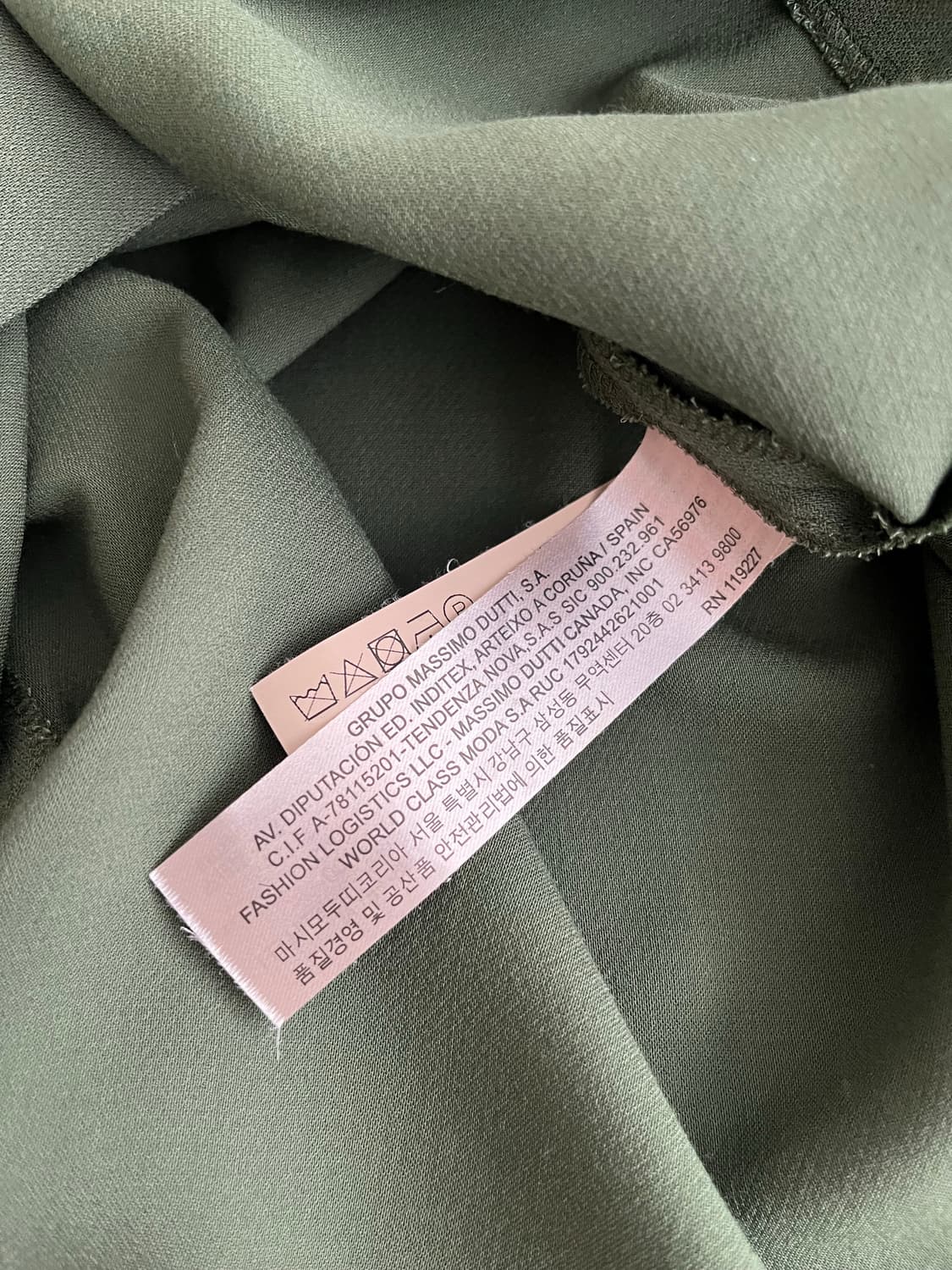 36) 마시모두띠 롱 원피스 그린 상품이미지6