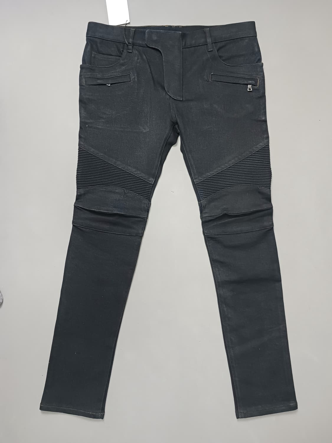 새상품 [36] 발망 블랙 슬림 바이커진 청바지 상품이미지1