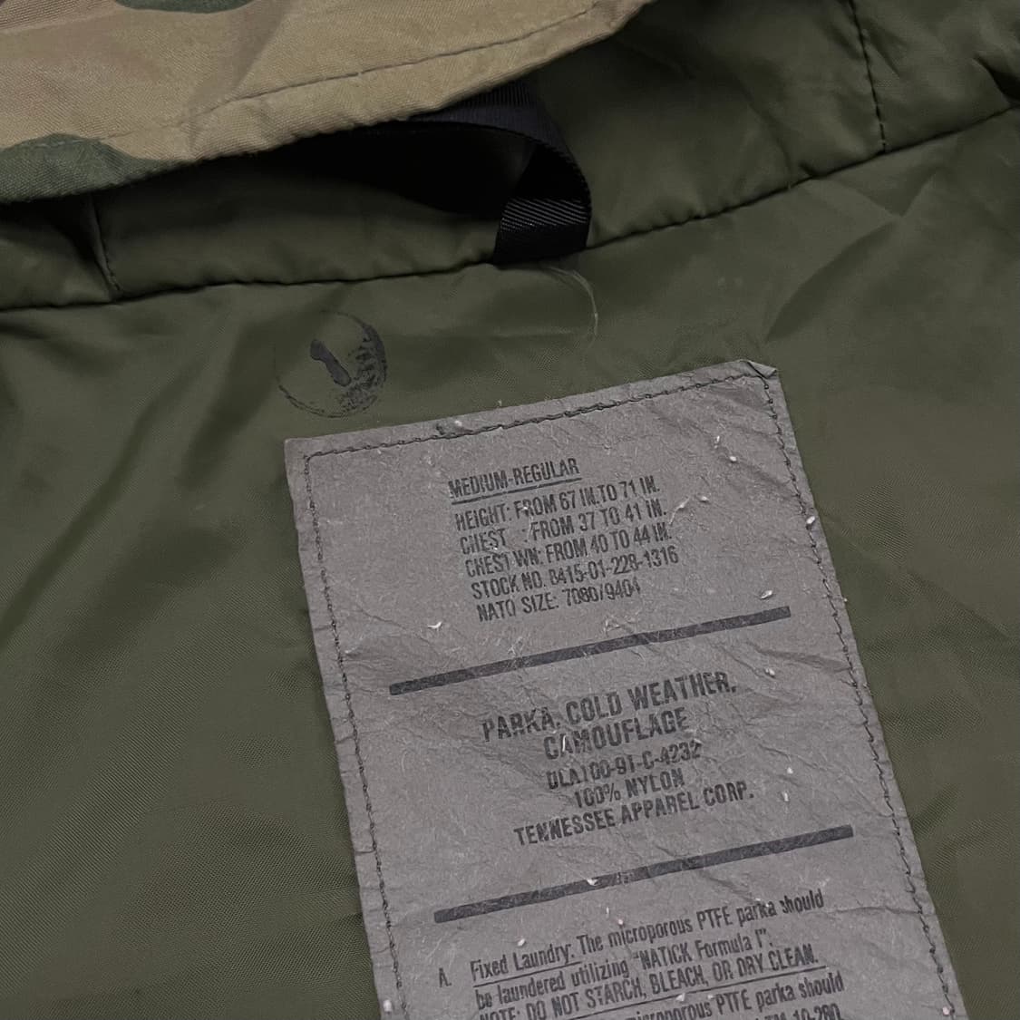 90s 미군 우드랜드 고어텍스 자켓 (M/R) 상품이미지4