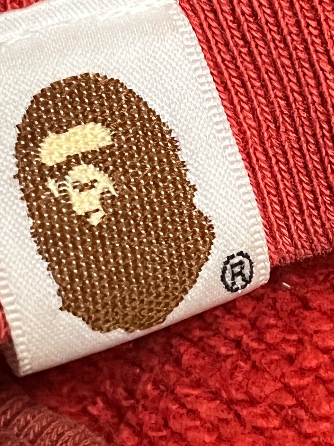 베이프 레드 적계 풀 샤크 후드집업 상품이미지5