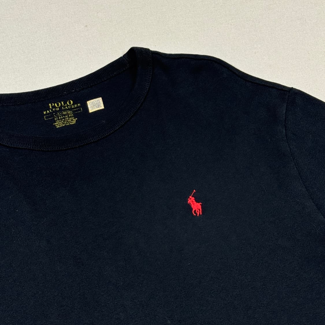 L) 폴로 랄프로렌 클래식핏 헤비웨이트 저지 긴팔 티셔츠 상품이미지4