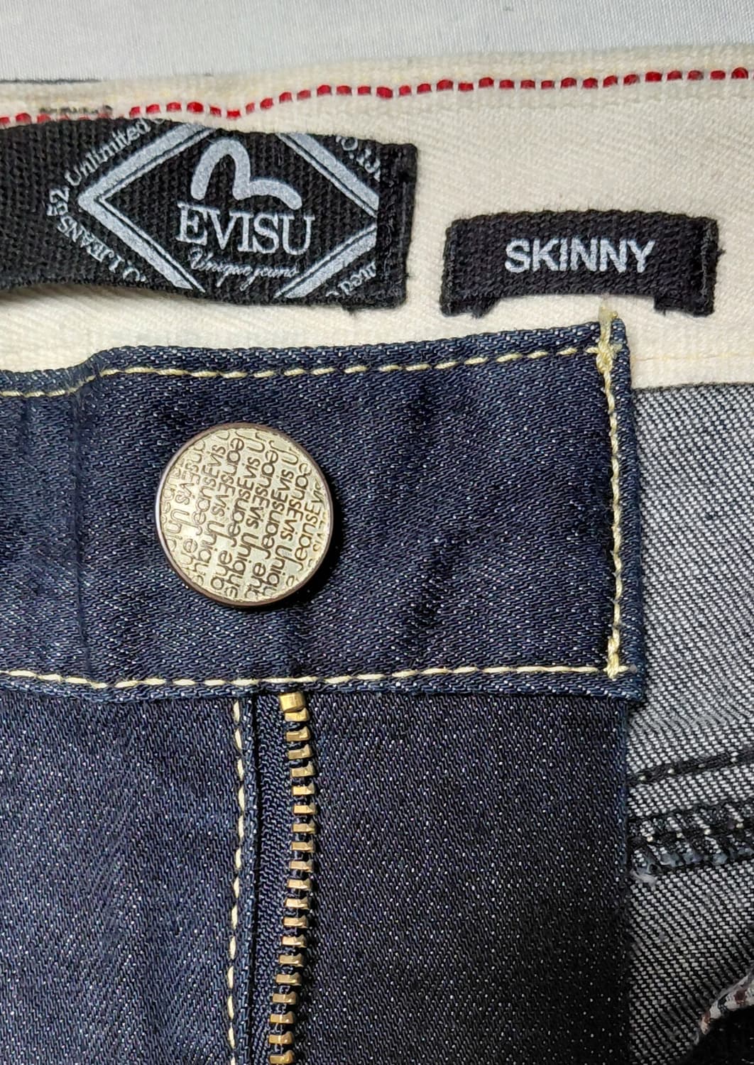 [27] 에비수 Unique No.1 스키니 진 (노르딕 로고 커스텀) 상품이미지5