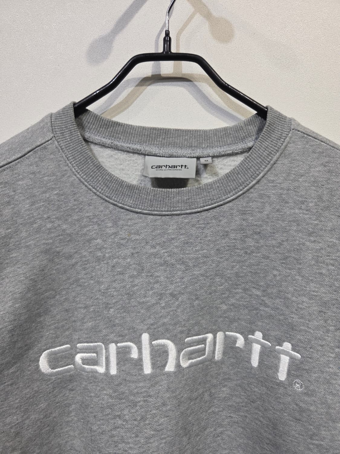 Carhartt WIP 칼하트 WIP 스크립트 로고 자수 맨투맨 상품이미지3