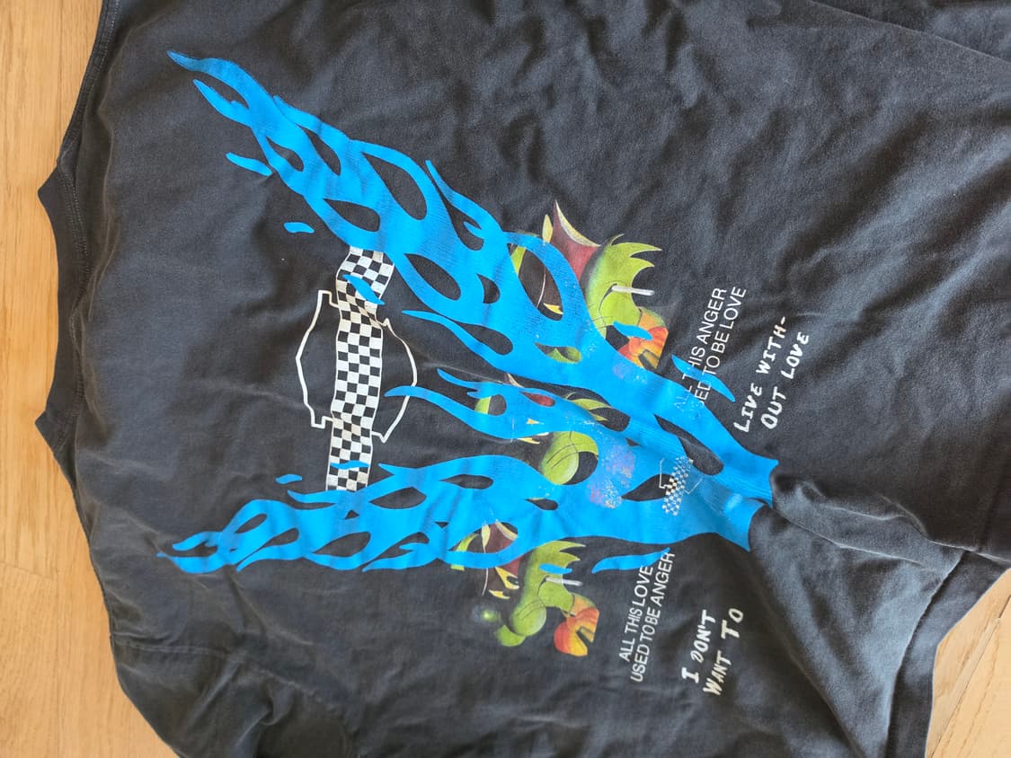 도넛리벤지 할리 플레임 롱슬리브 상품이미지2