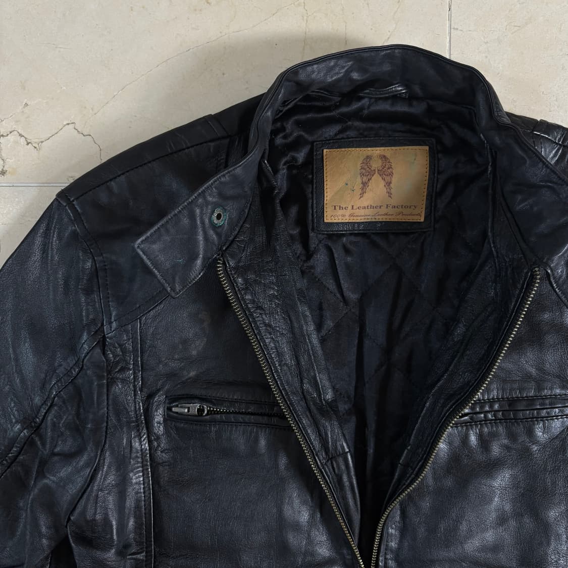 London vintage leather jacket 상품이미지5