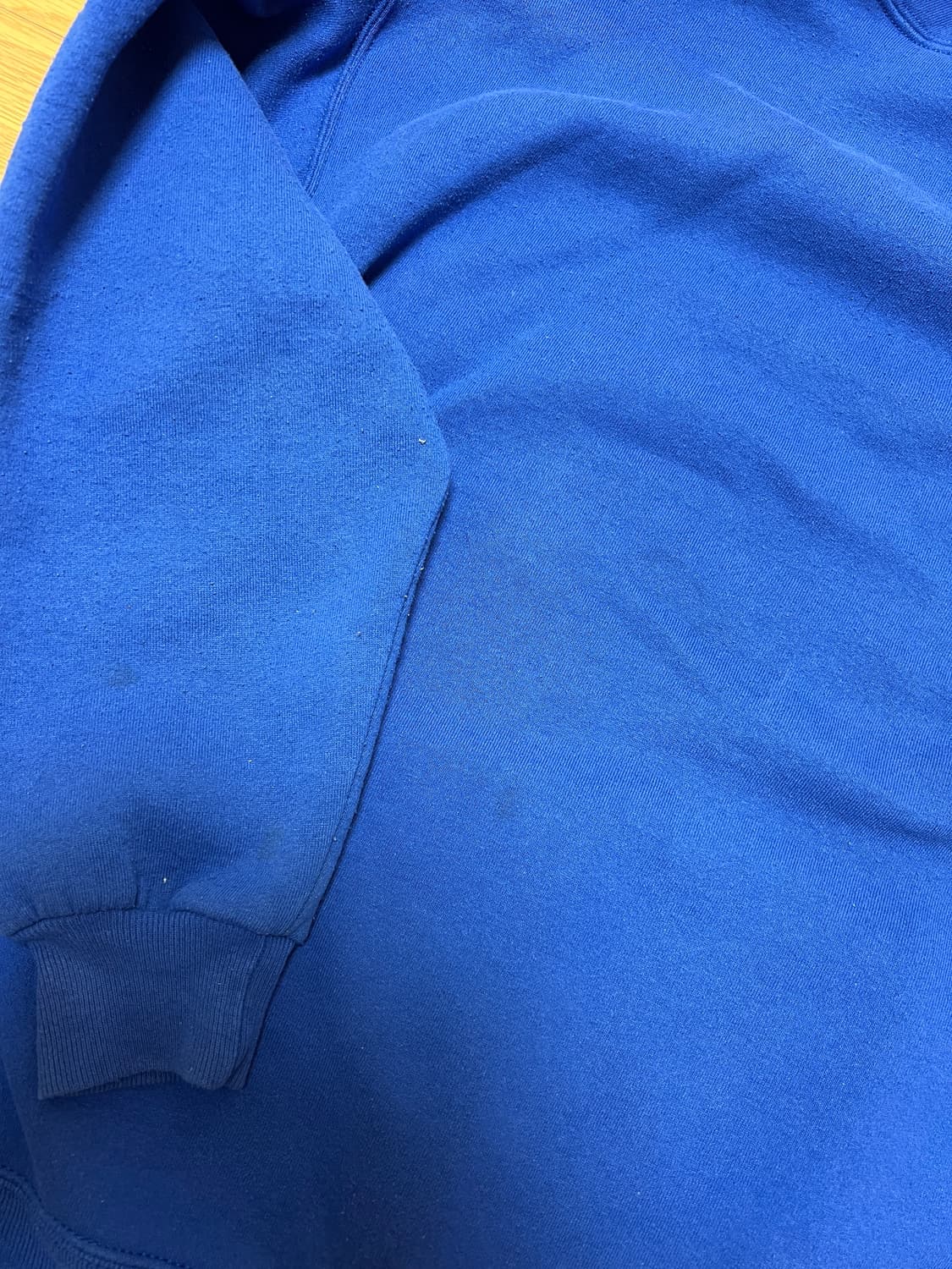 90s USA 러셀 빈티지 후드 블루 XXL 상품이미지8