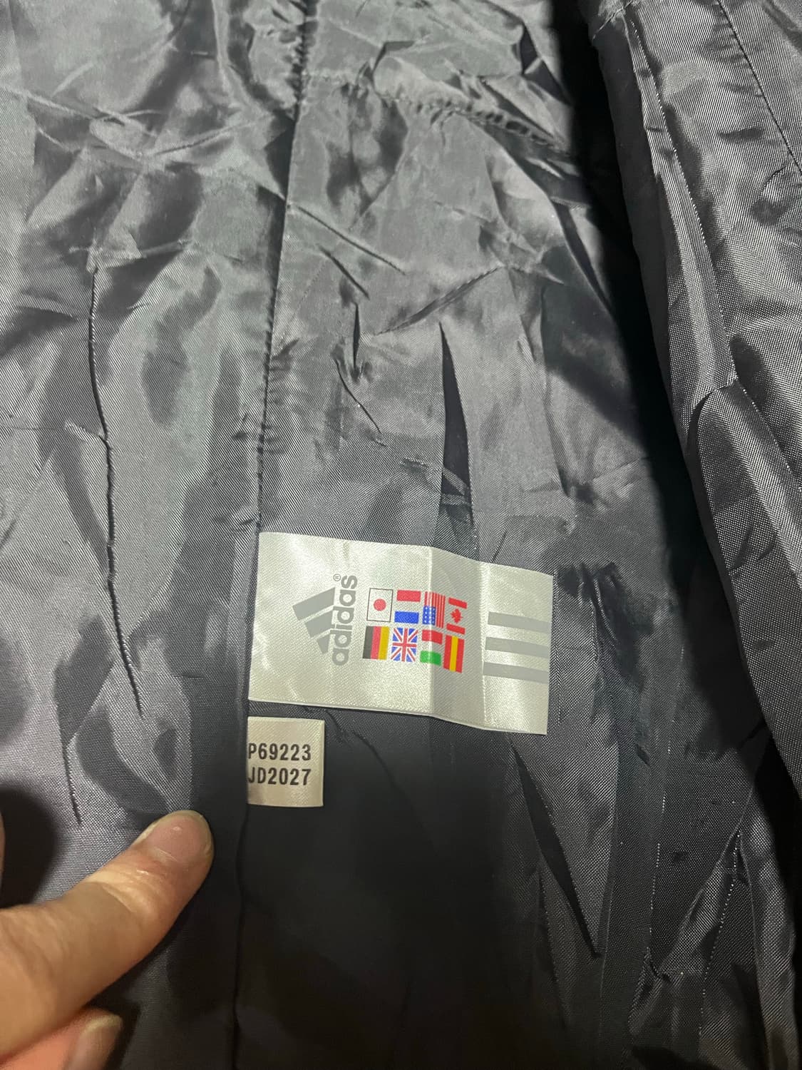 아디다스 네이비 바람막이 자켓 택포함 새상품 상품이미지7