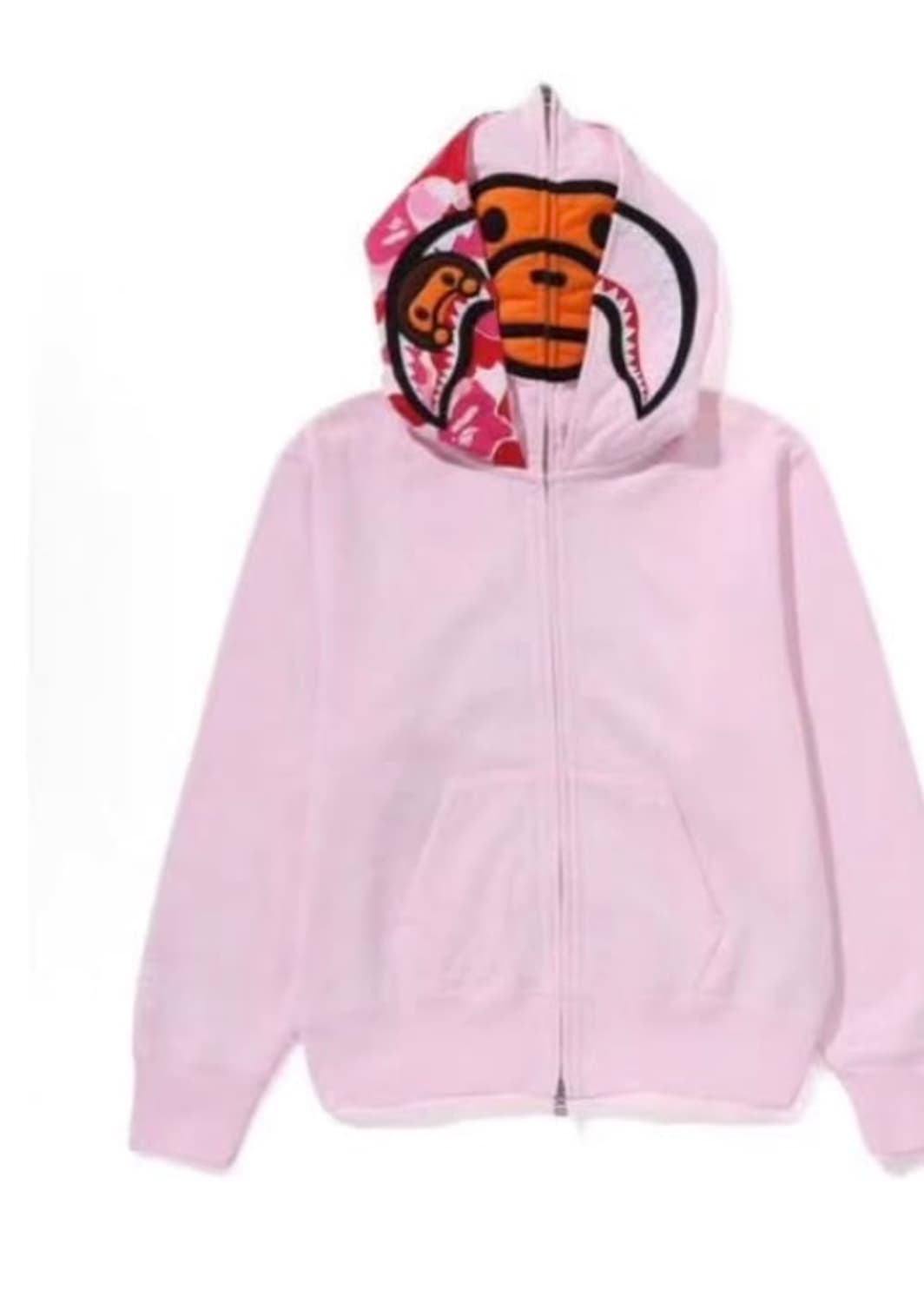 베이프 더블샤크후드 마일로 핑크 xl 새상품 상품이미지1