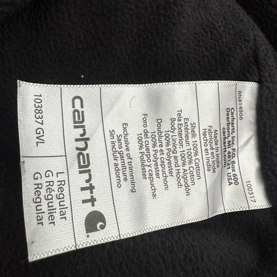 칼하트 후드 워크 베스트 자켓 상품이미지8