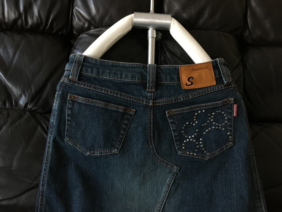 denim flare midi skirt 상품이미지3