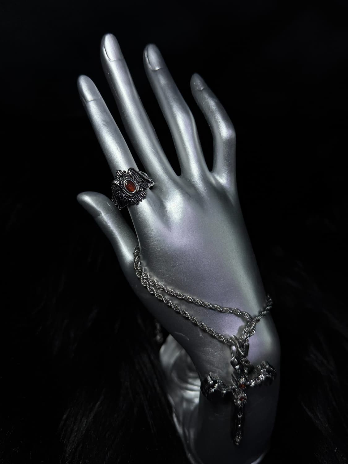 yordy cubic red ring  상품이미지2