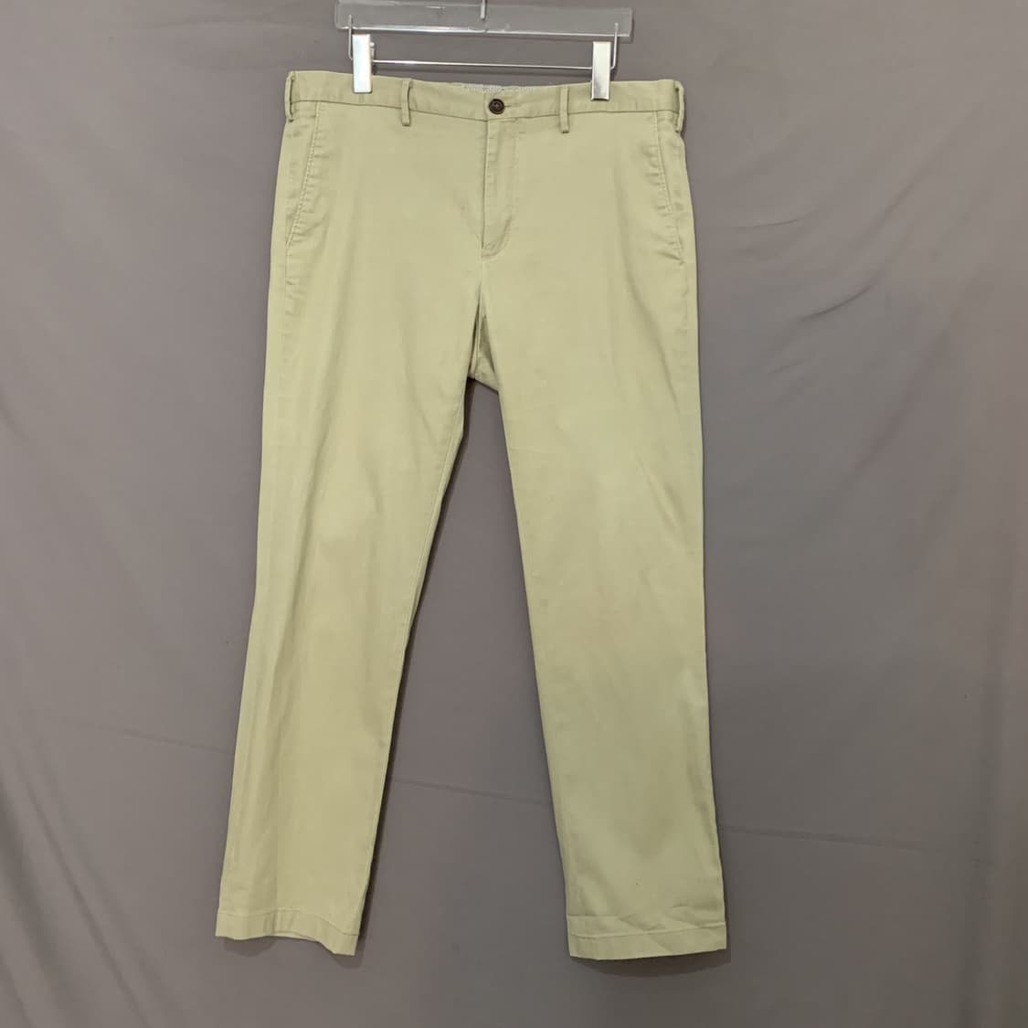 33인치 헨리코튼 이탈리안핏 베이지 스판 치노팬츠 면바지 상품이미지1