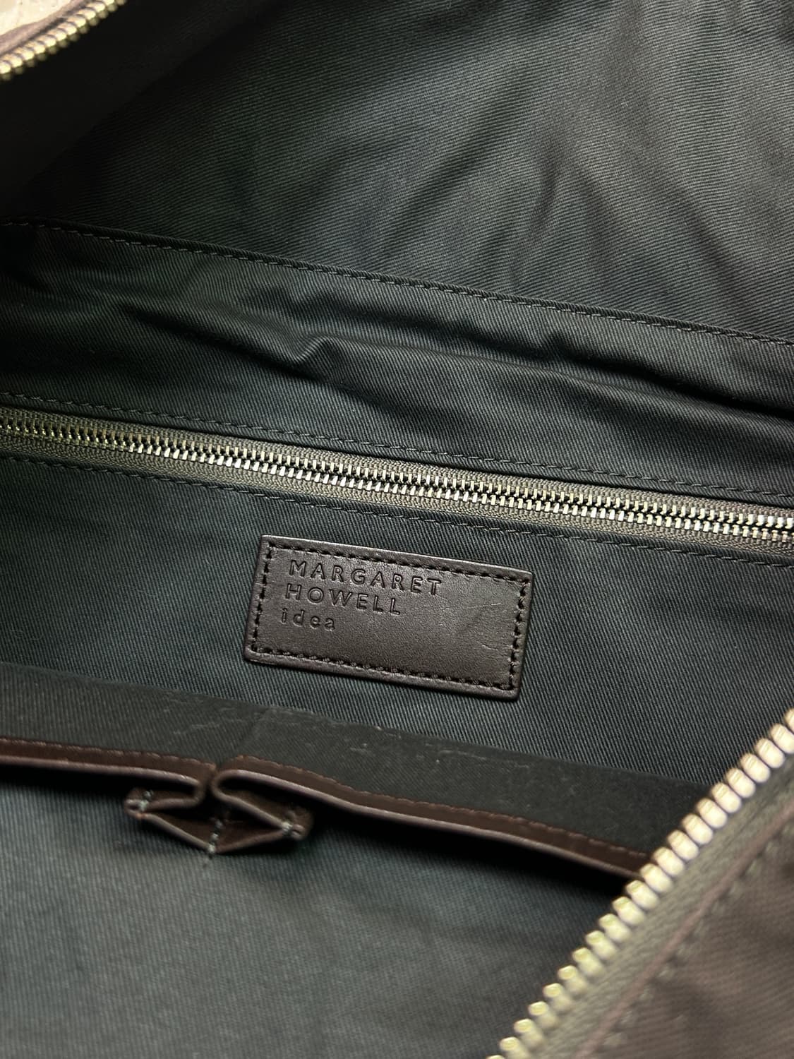 마가렛호웰 브라운 레더 토트백 상품이미지5