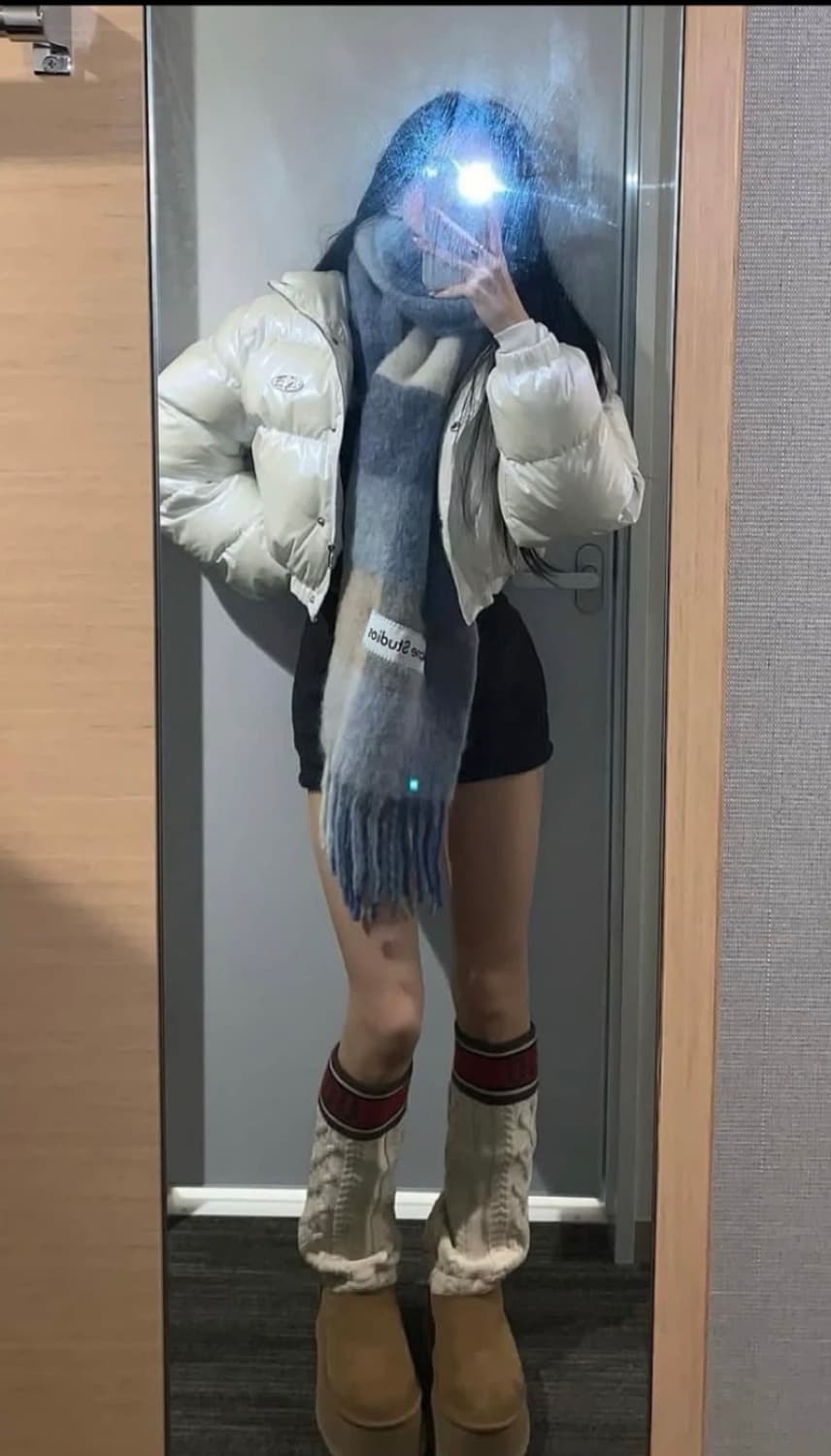 카키포인드 패딩 상품이미지1