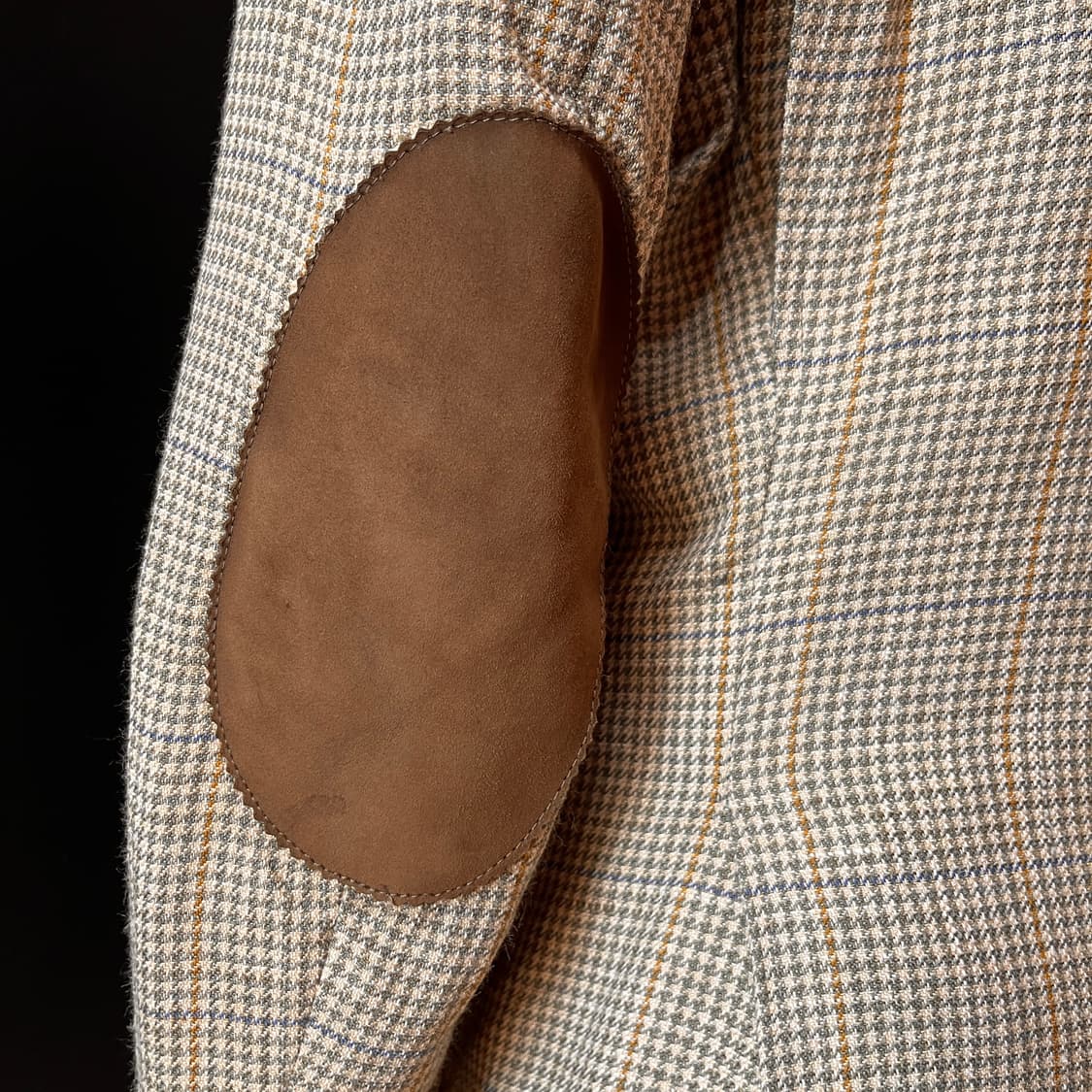 울 실크 린넨 혼방 DAKS London 본사 라인 헌팅자켓  50S 상품이미지8